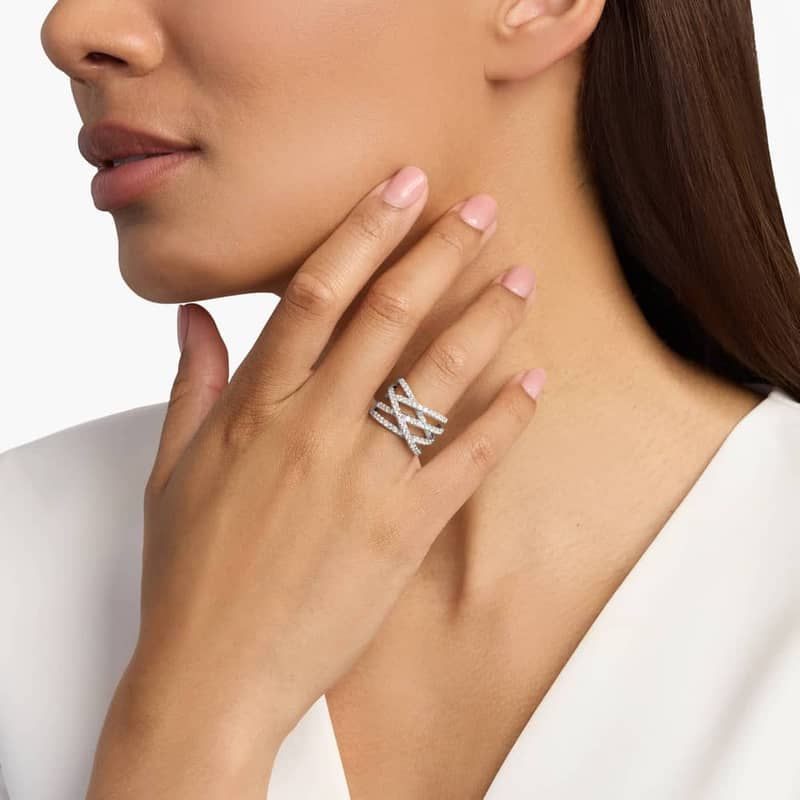 Diamond Wrap Fashion Ring in 14k White Gold (1 ct. tw.)